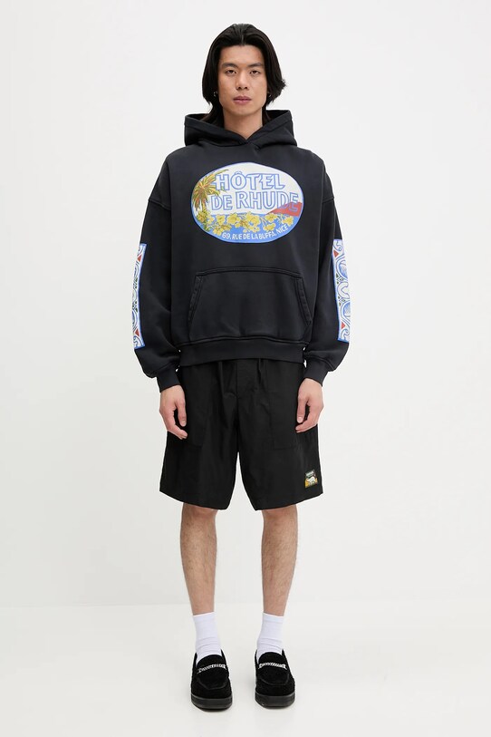 Хлопковая кофта RHUDE Hotel RHSS25HO01012 чёрный