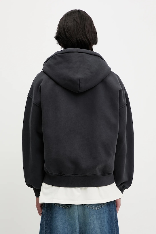 Clothing RHUDE cotton sweatshirt Monaco Regatta RHSS25HO09012 black