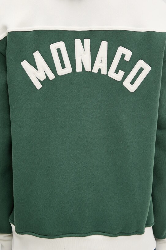 Памучен суичър RHUDE Monaco зелен RHSS25SW01012