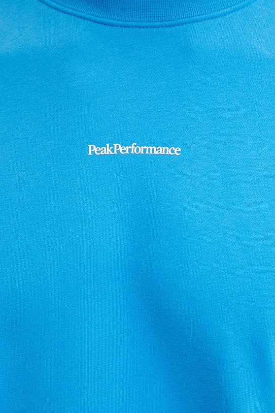 Хлопковая кофта Peak Performance G80275 голубой