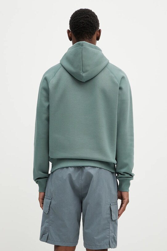 Odzież Carhartt WIP bluza Hooded Chase Sweat I033661.2N0XX zielony
