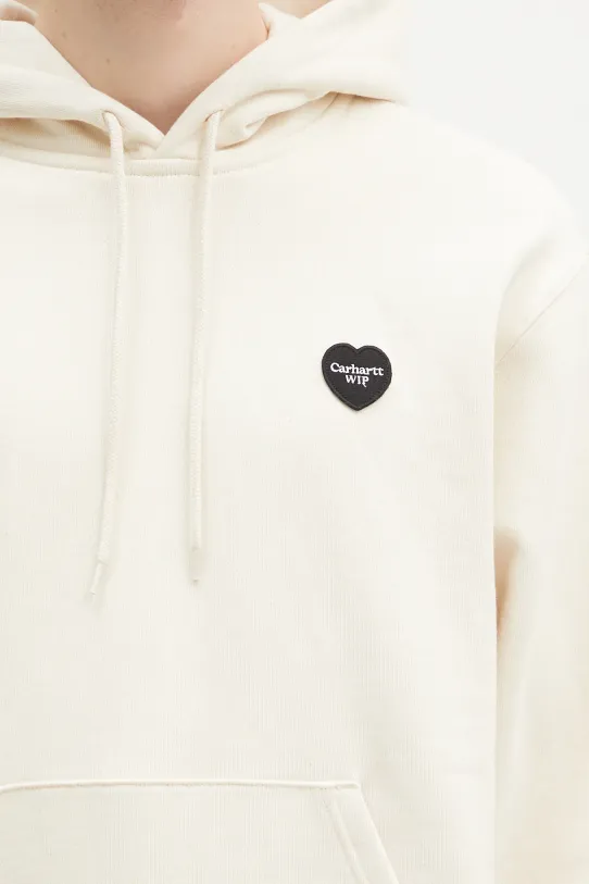 Carhartt WIP bluza bawełniana Hooded Ingo Sweat beżowy I034498.32MXX