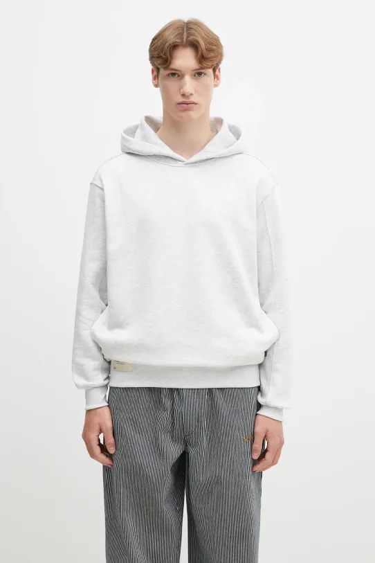Alpha Industries felpa Studio Edition Hoodie semplice grigio 156335.752