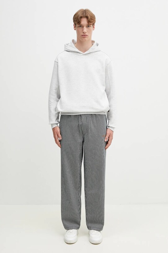 Mikina Alpha Industries Studio Edition Hoodie 156335.752 sivá