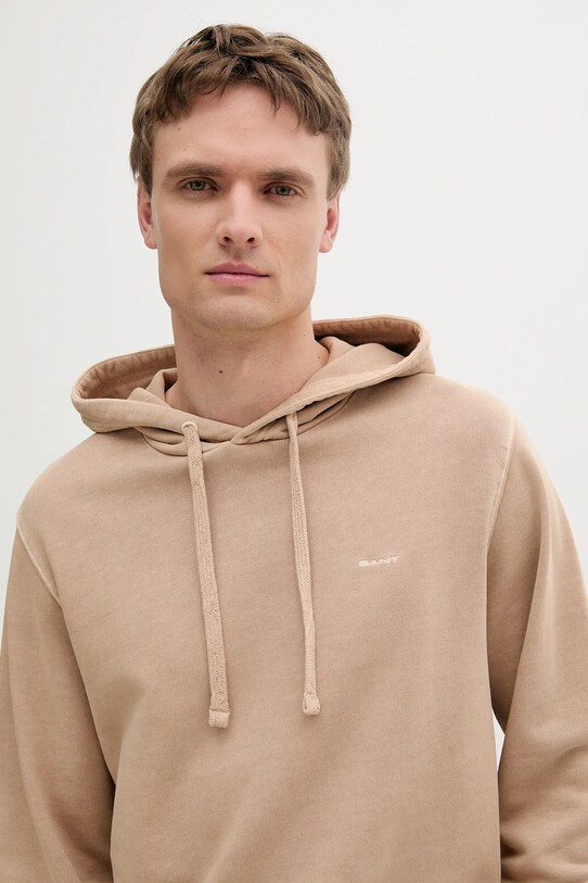 Gant bluza bawełniana beżowy 2067035