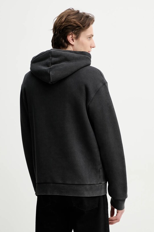 Îmbrăcăminte The Kooples hanorac de bumbac HSWE30020K gri