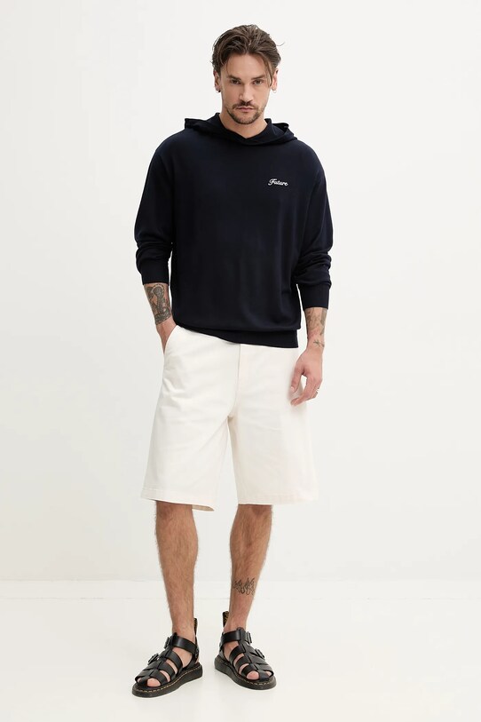 FROM FUTURE pulover de lână MPH02671 bleumarin SS25