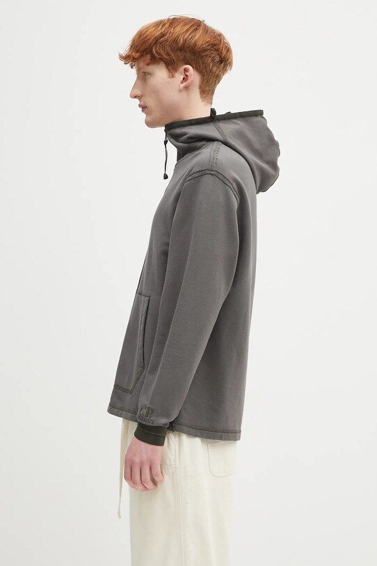C.P. Company cotton sweatshirt 18CMSS162A006090M gray SS25