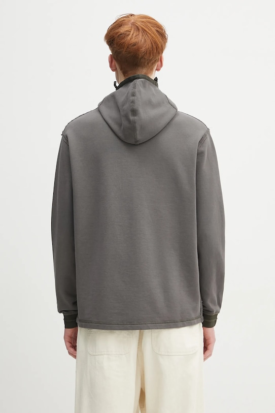 Одежда Хлопковая кофта C.P. Company 18CMSS162A006090M серый
