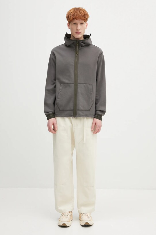 C.P. Company cotton sweatshirt 18CMSS162A006090M gray