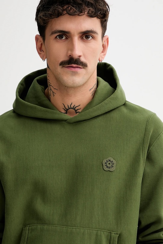 Kenzo bluza bawełniana Boke Flower 2.0 zielony FF55SW2554MC.50