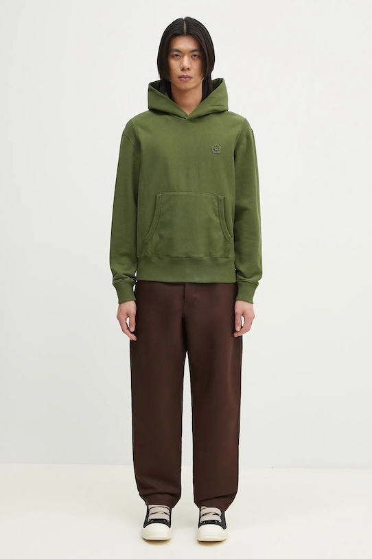 Βαμβακερή μπλούζα Kenzo Boke Flower 2.0 FF55SW2554MC.50 πράσινο