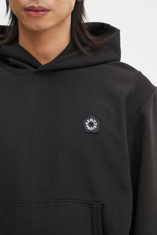 Bavlnená mikina Kenzo Boke Flower 2.0 čierna FF55SW2554MC.99J
