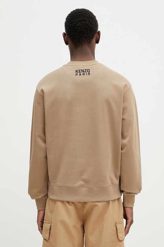 Oblečenie Bavlnená mikina Kenzo FF55SW2624MF.10 hnedá