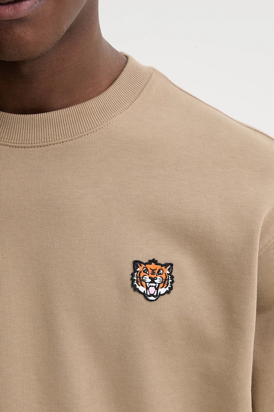 Kenzo hanorac de bumbac FF55SW2624MF.10 maro