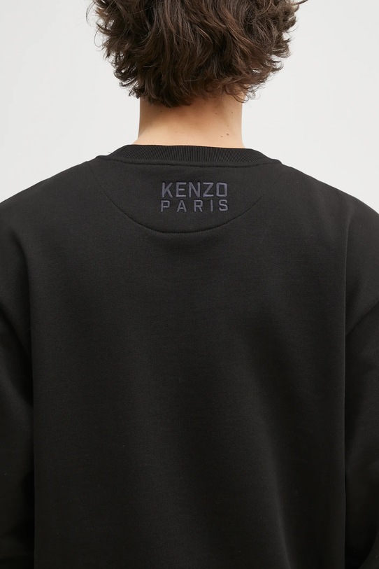 Kenzo bluza bawełniana czarny FF55SW2624MF.99J