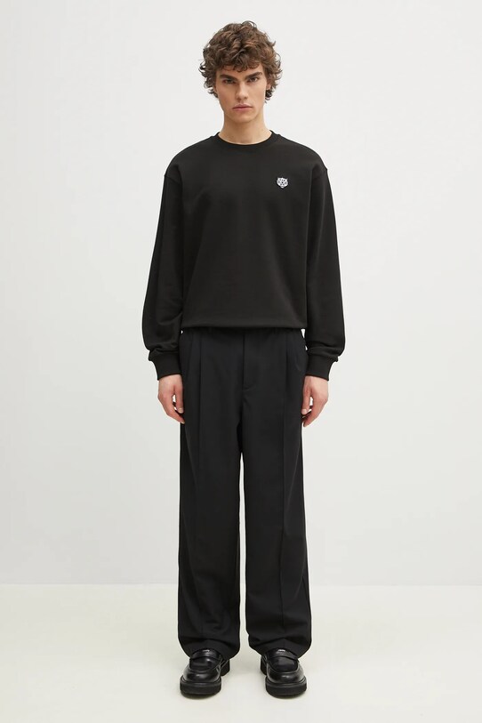 Kenzo felpa in cotone FF55SW2624MF.99J nero