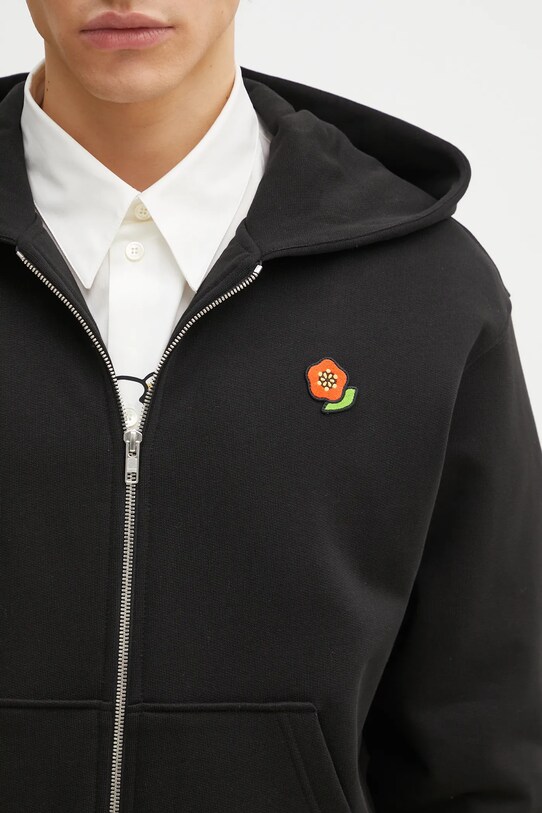 Kenzo cotton sweatshirt black FF55SW2664MF.99J