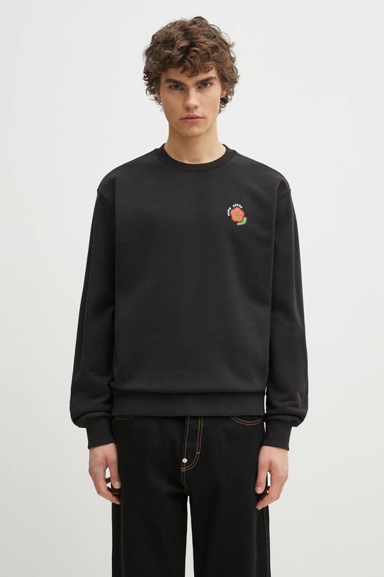 Kenzo cotton sweatshirt Pop cotton black FF55SW2674MC.99J