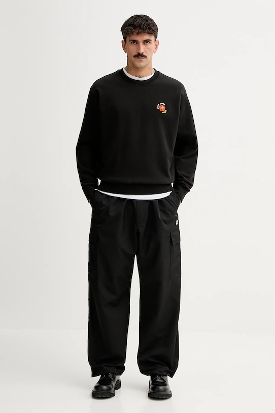 Kenzo bluza bawełniana FF55SW2734MC.99J czarny SS25