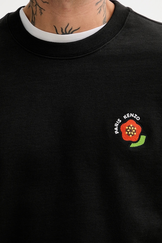 Kenzo bluza bawełniana FF55SW2734MC.99J czarny