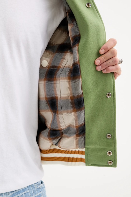 Kenzo kurtka bomber z domieszką wełny x Verdy FF58BL1509OH.48