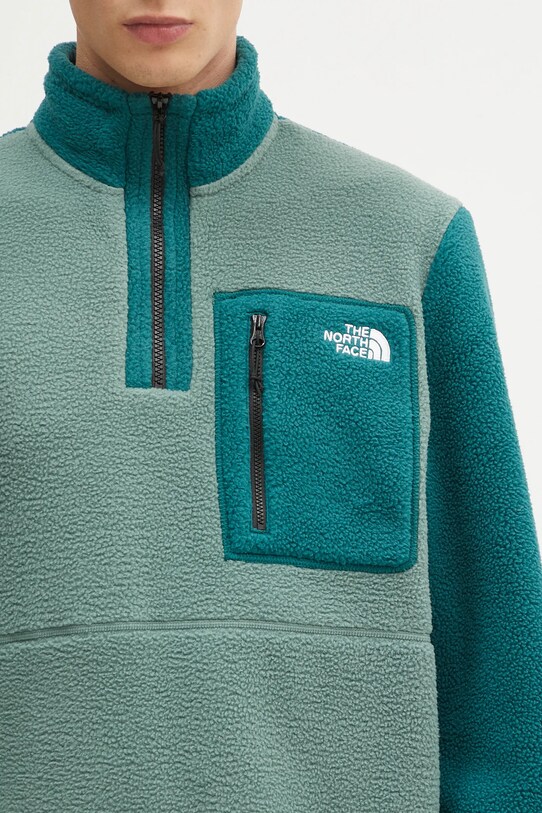 The North Face bluza polarowa Yumiori 1/4 Zip zielony NF0A883S58V1