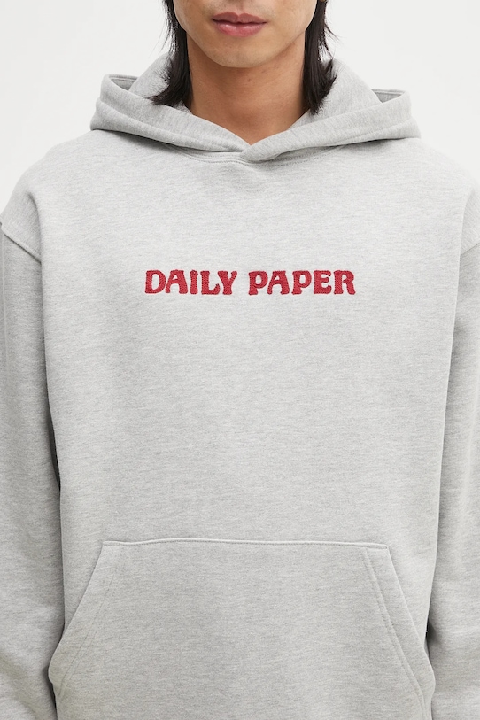 Daily Paper bluza Chain Stitch Oversized Hoodie szary 2511136