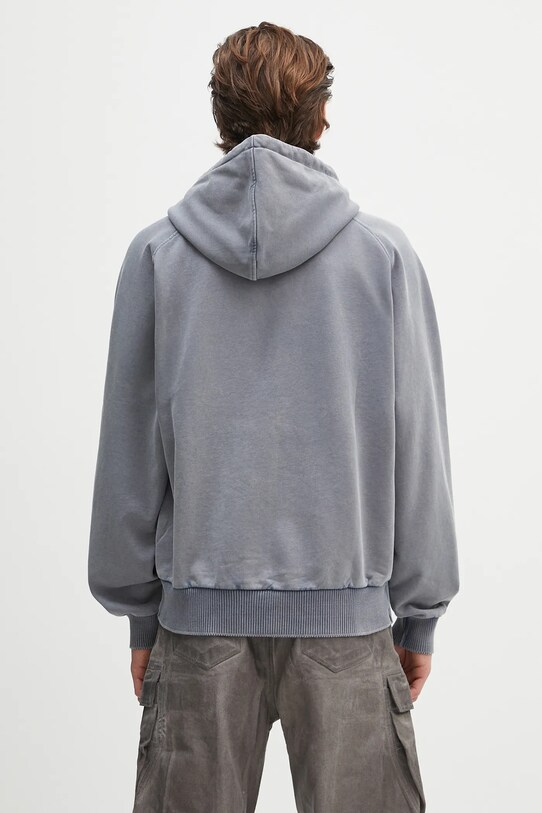 Oblečenie Bavlnená mikina Daily Paper Garment Wash Hoodie 2511164 sivá