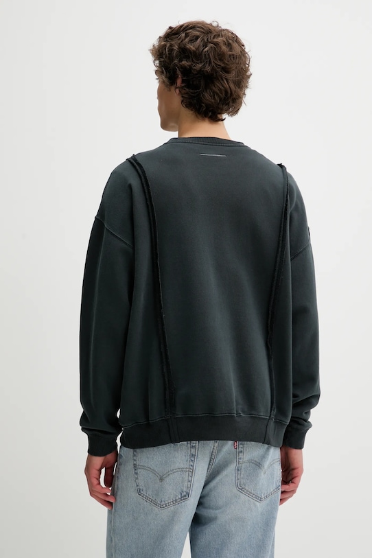 Odzież MM6 Maison Margiela bluza bawełniana SH2GU0019.M25004.900 szary