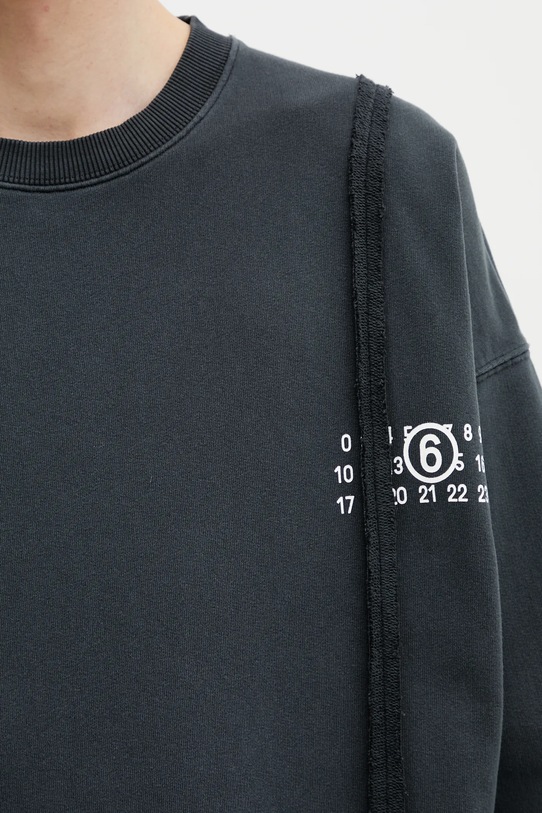 Βαμβακερή μπλούζα MM6 Maison Margiela γκρί SH2GU0019.M25004.900