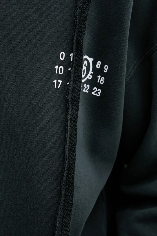 MM6 Maison Margiela hanorac de bumbac SH2GU0019.M25004.900 gri