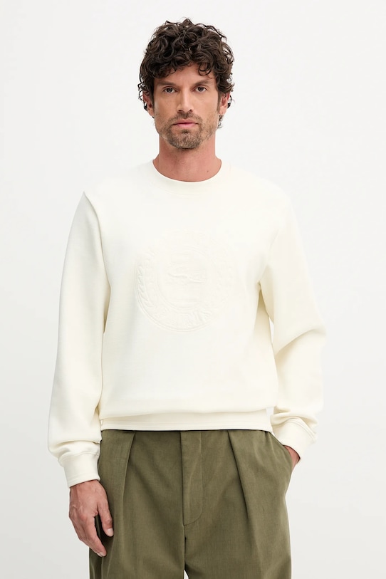 Lacoste bluza aplikacja beżowy SH9959