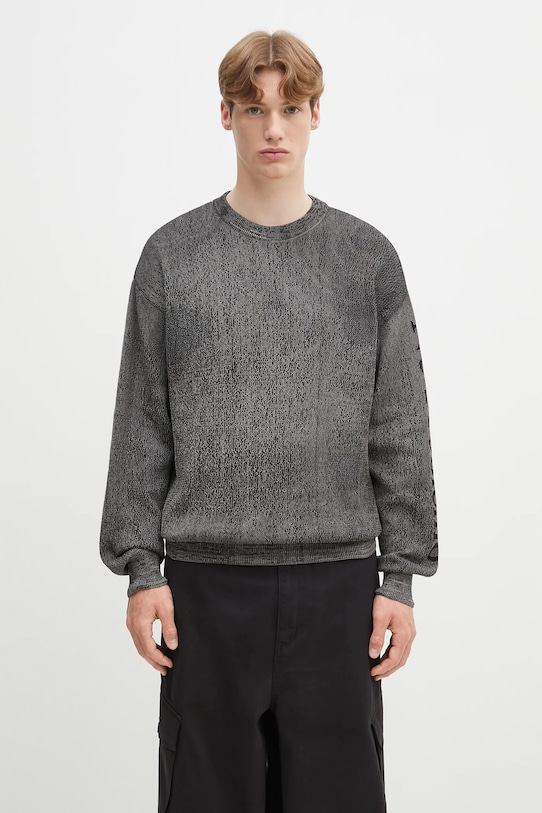 No Problemo sweter Alien-O Glitch Knit Crew Neck pozostałe czarny NP2001903