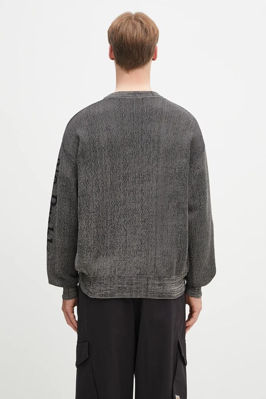 Îmbrăcăminte No Problemo pulover Alien-O Glitch Knit Crew Neck NP2001903 negru