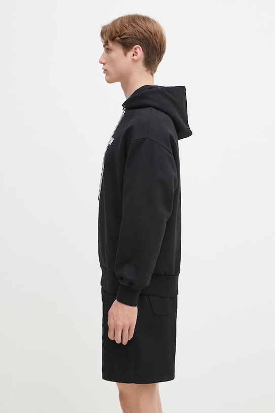 Bavlněná mikina No Problemo Try Again Hoodie NP2001103 černá SS25