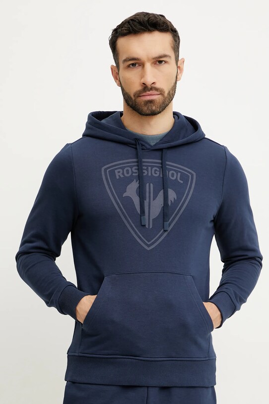 Rossignol bluza Cliffside z kapturem granatowy RLNMS09