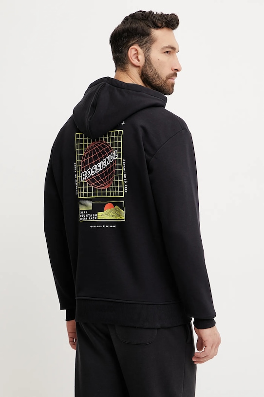 Rossignol bluza Waterfall print negru RLNMS10