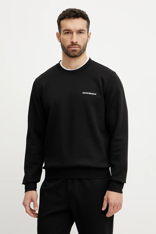 Emporio Armani Underwear bluza z elastanem czarny EM000520.AF10790