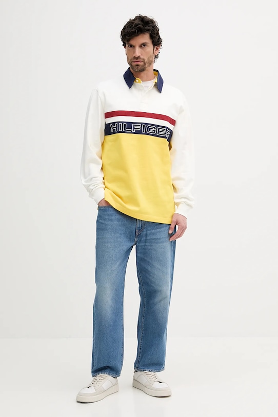 Tommy Hilfiger bluza bawełniana SAILING MN0MN00018 biały SS25