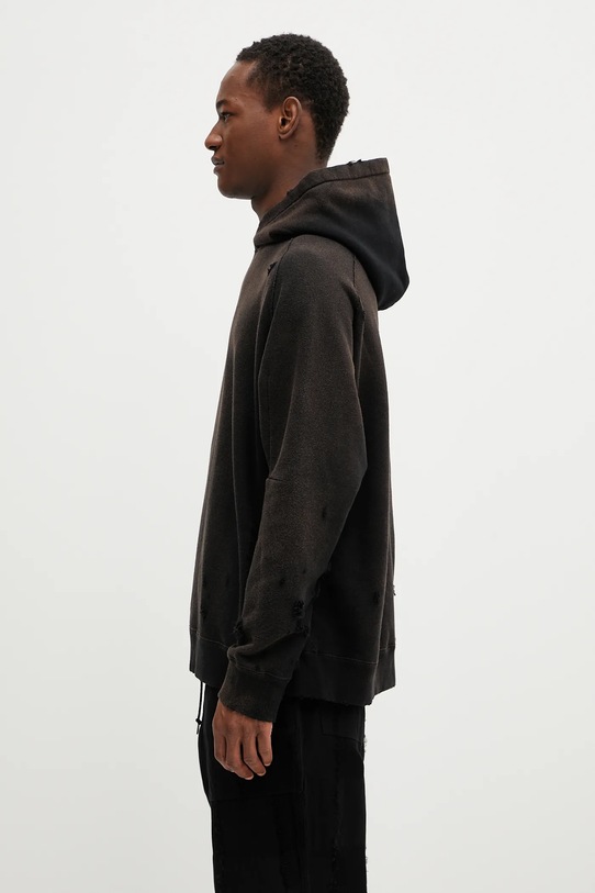 Needles bluza bawełniana Darts Sweat QV367 czarny SS25