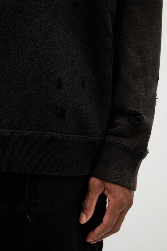 Needles bluza bawełniana Darts Sweat czarny QV367