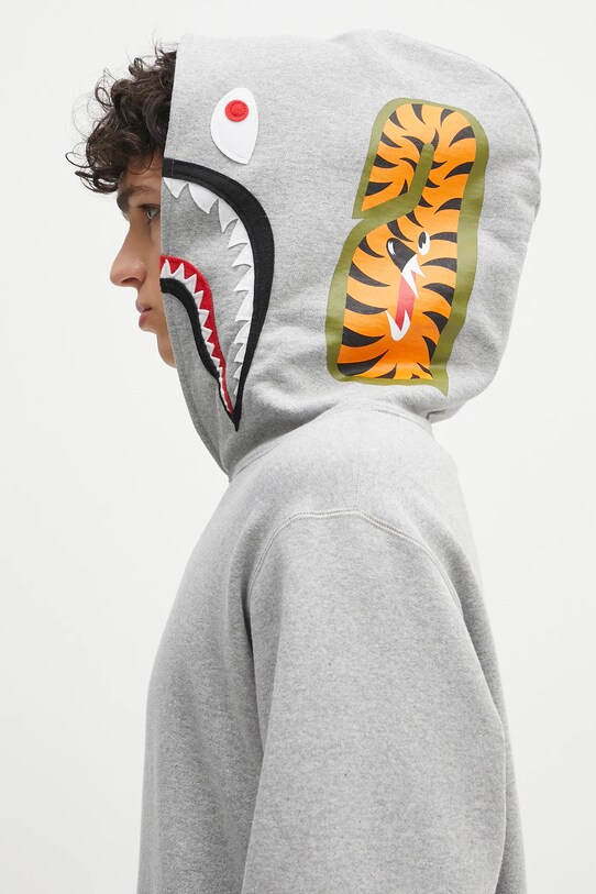 A Bathing Ape cotton sweatshirt Abc Camo Shark Pullover 1L30114009