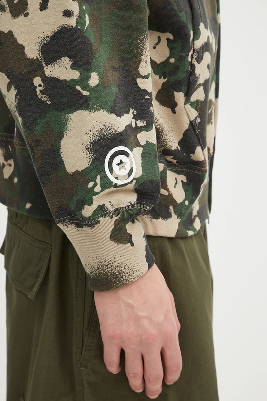 Памучен суичър A Bathing Ape Map Camo Shark Full Zip 1L30115001