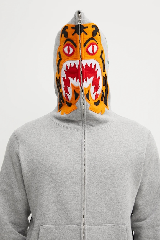 Βαμβακερή μπλούζα A Bathing Ape Tiger Full Zip 1L30115006