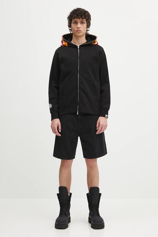 A Bathing Ape hanorac de bumbac Tiger Full Zip 1L30115006