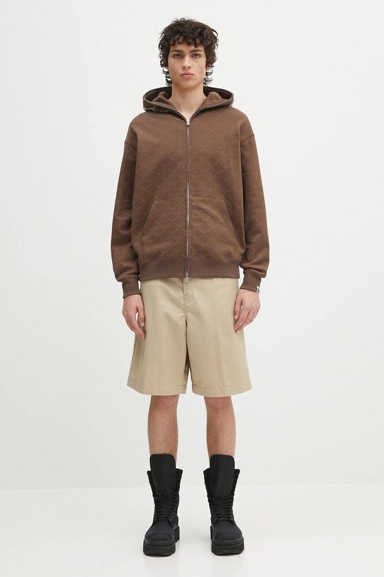 Памучен суичър A Bathing Ape College Monogram Relaxed Fit Shark Full 1L30115314