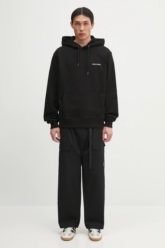 Daily Paper bluza bawełniana Dias Hoodie 2422068 czarny