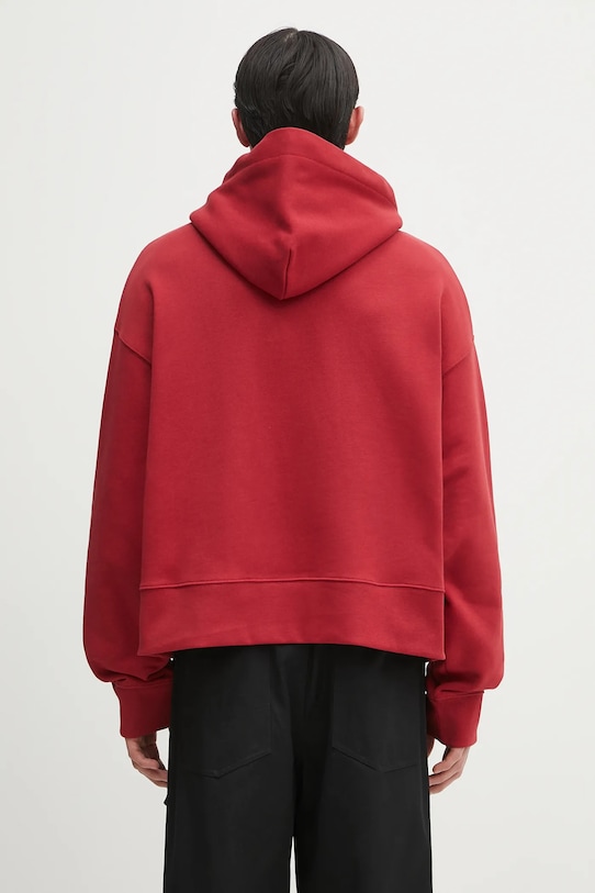 Oblečení Bavlněná mikina Palm Angels Bear In Mind PMBB172S25FLE0012560 červená