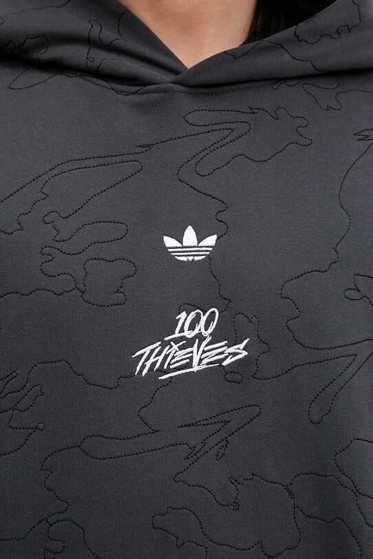 adidas Originals sweatshirt x 100T Hoodie T gray JM3258